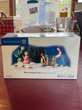 Department 56 Snow Village We’re Going By Train! 56.55218